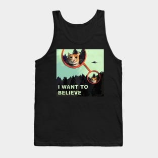 I Want 2 Believe Tank Top